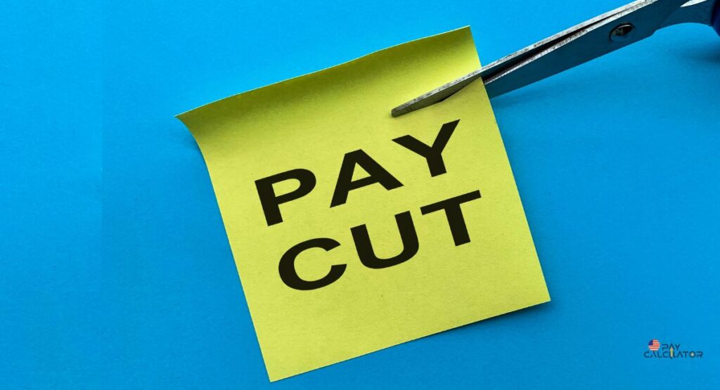 Taking a pay cut